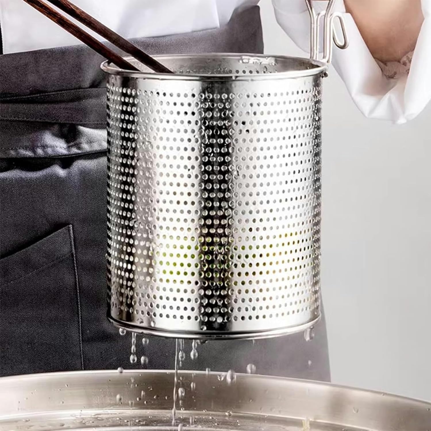 Commercial Pasta Cooker Insert Set with 246 Holes 1