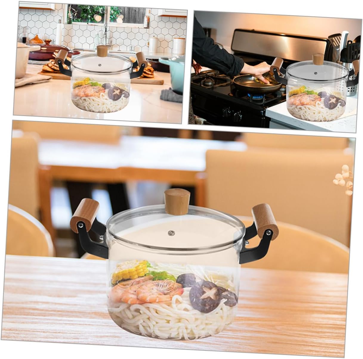 Cabilock Glass Cookware Set with Lid