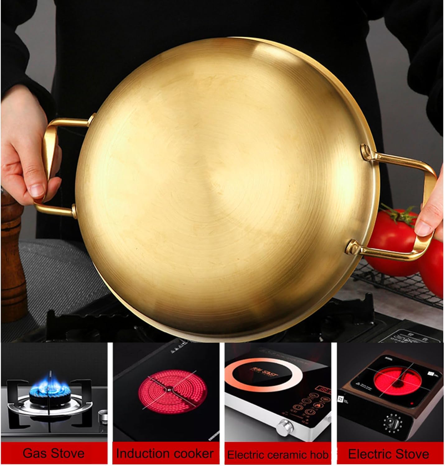 UNbit Korean Ramen Pot Noodle Bowl with Handles