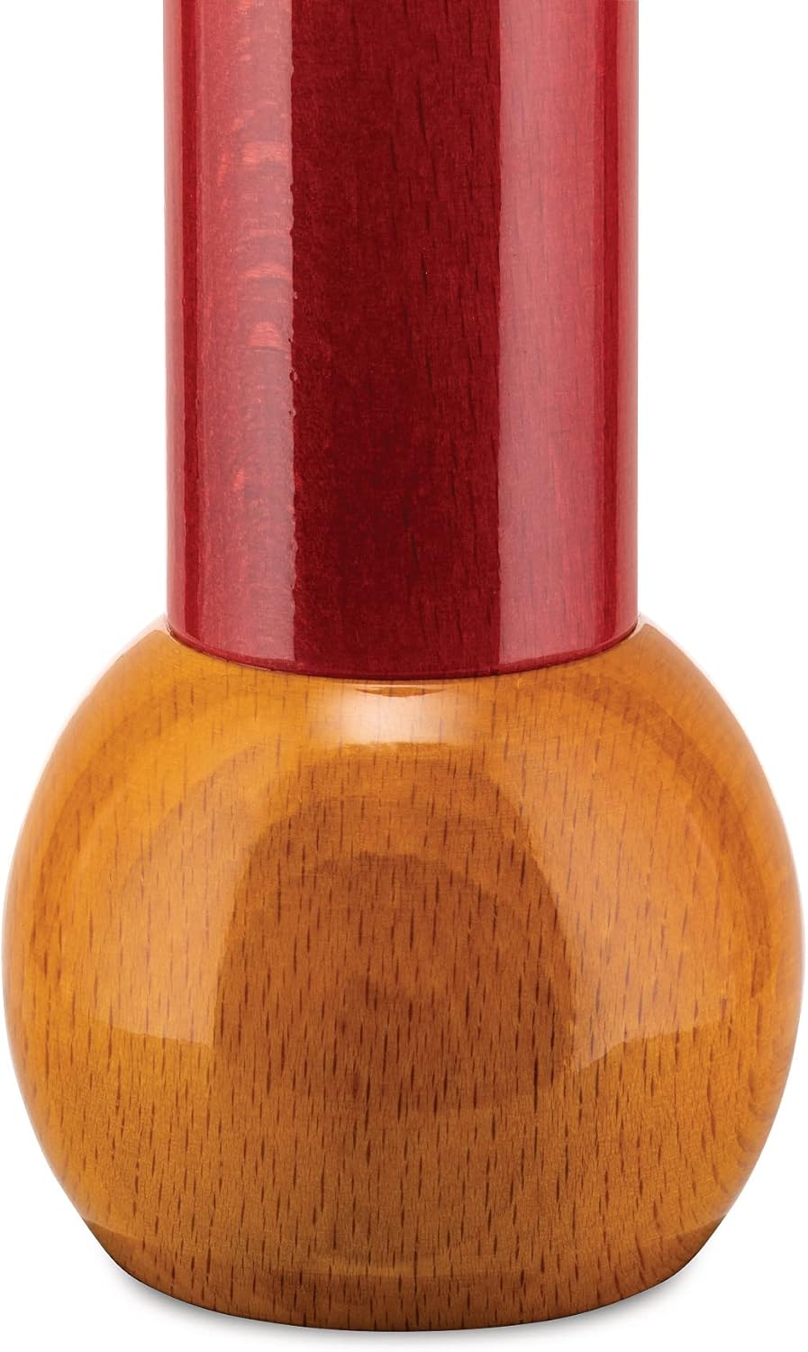 Alessi Design Wooden Pepper Mill in Red