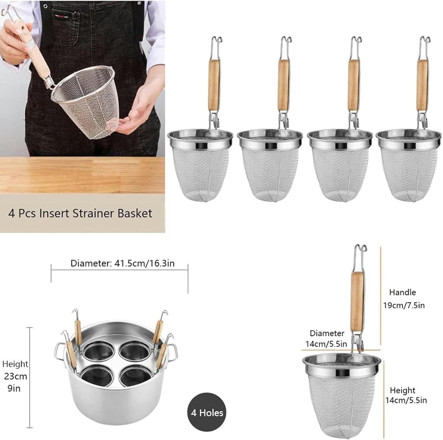 UNbit 4 Hole Multi-Steam Stock Pot Set