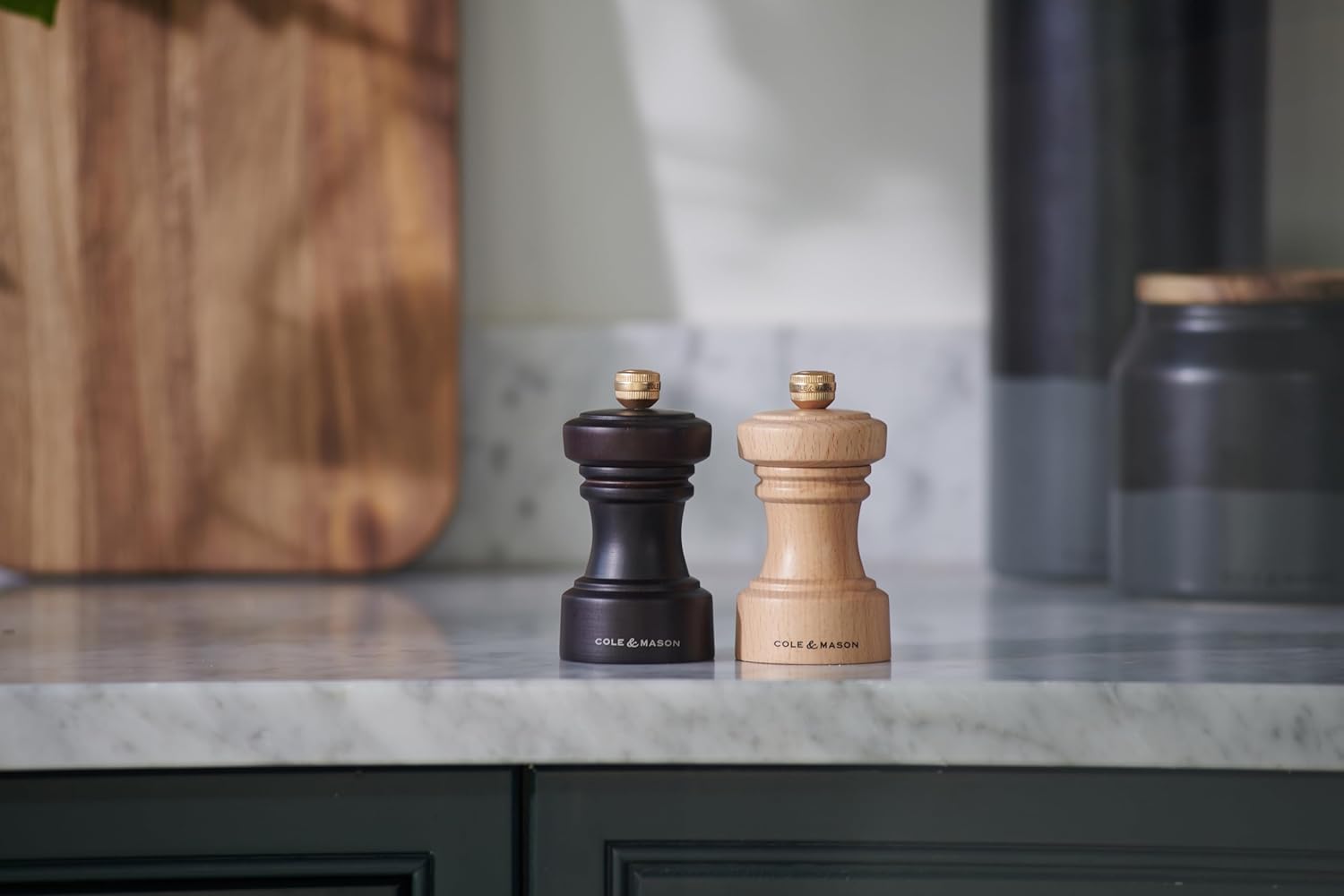 Cole Mason Hoxton Mill Table Pepper Grinder 4 Natural Beech