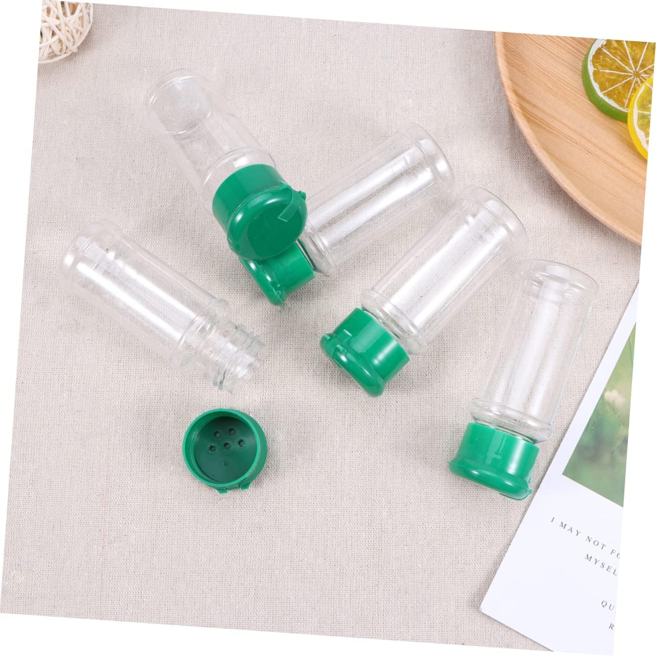 BEBEMOKO 30pcs Salt Pepper Bottles Set