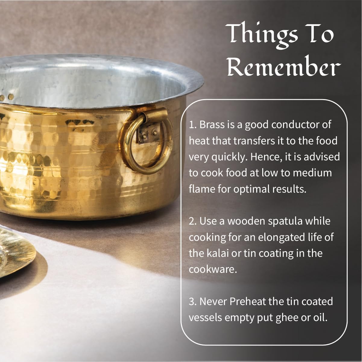 P-TAL Brass Stock Pot with Lid 1 Quart
