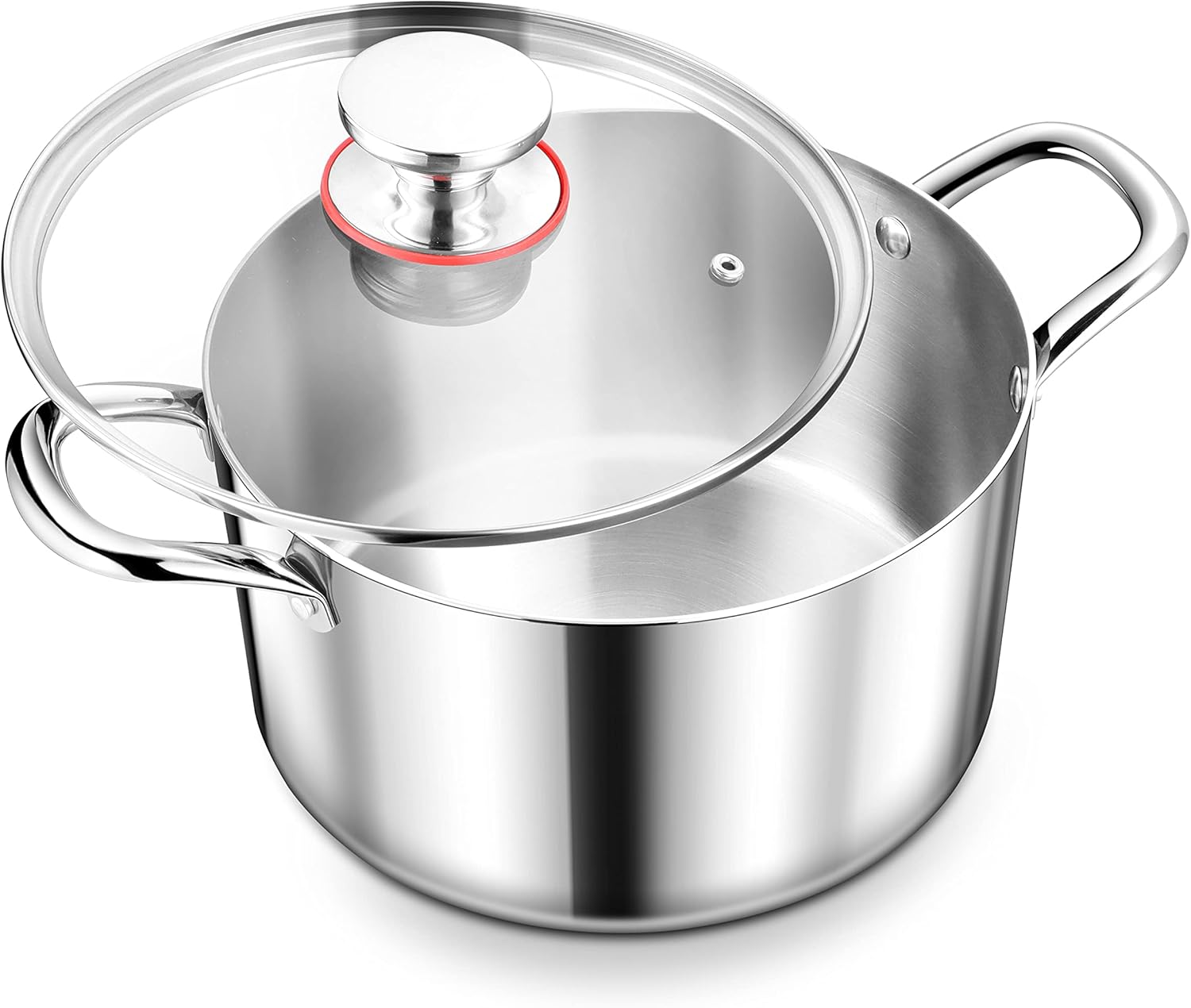 Herogo 6 Quart Stainless Steel Stock Pot with Lid