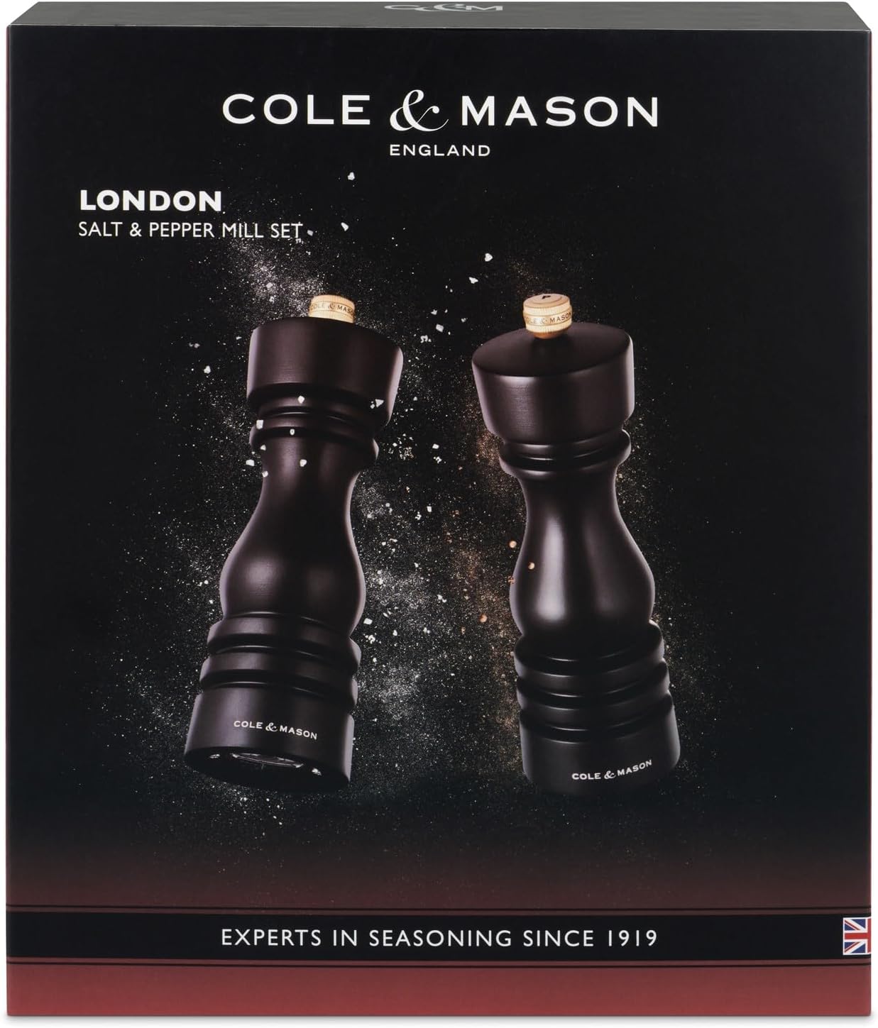 Cole Mason London Spice Mill Set - Salt Pepper Grinder