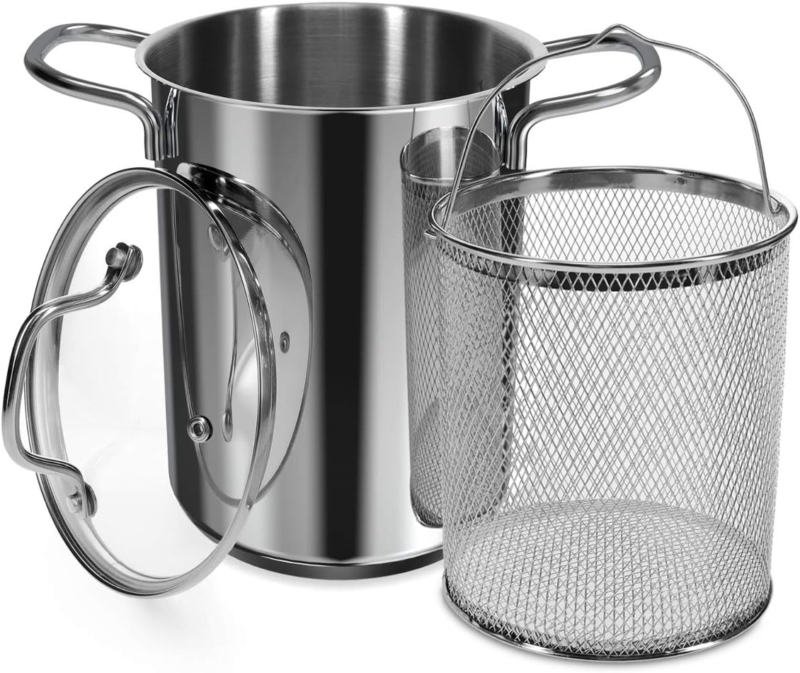 Navaris Asparagus Steamer Spaghetti Pot - 41 Qt