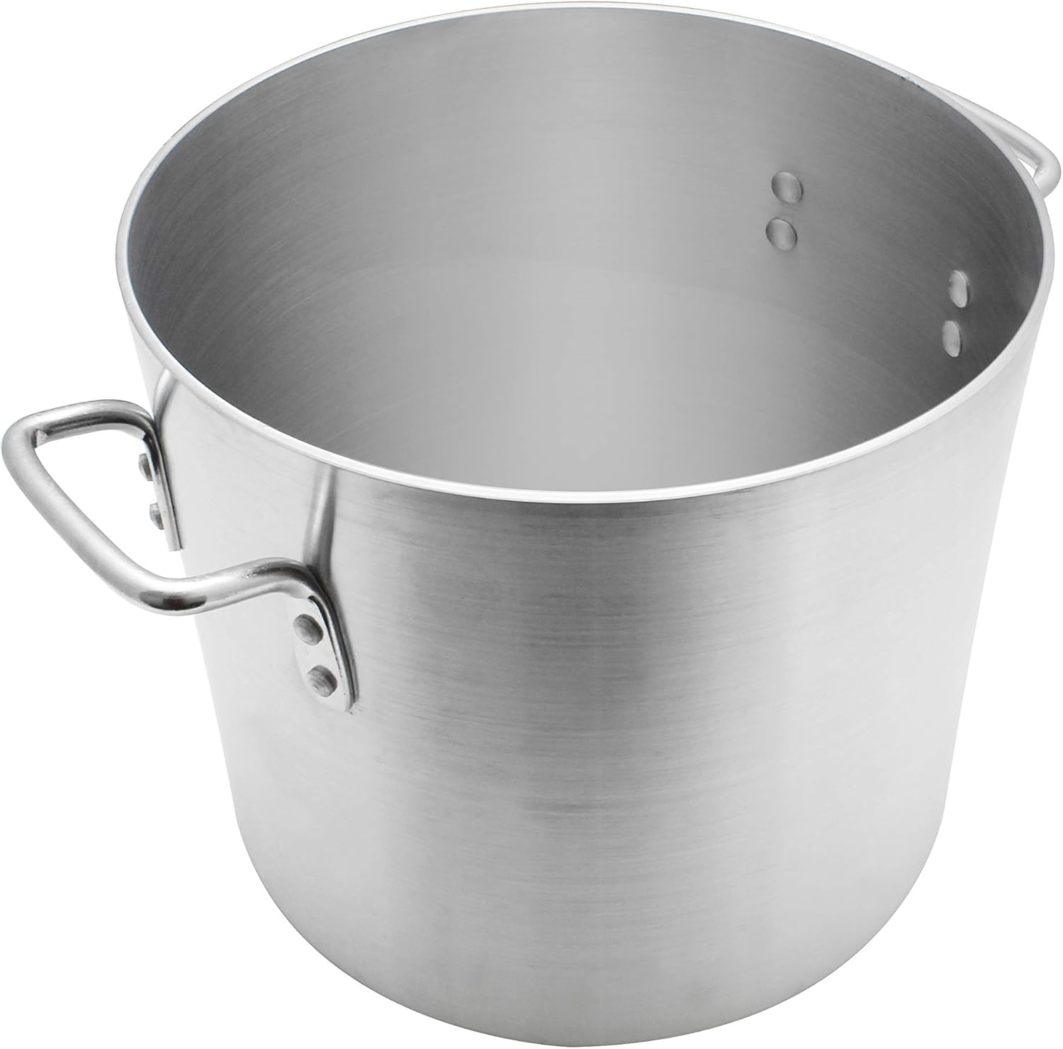 32 Quart Aluminum Stock Pot with Riveted Handles
