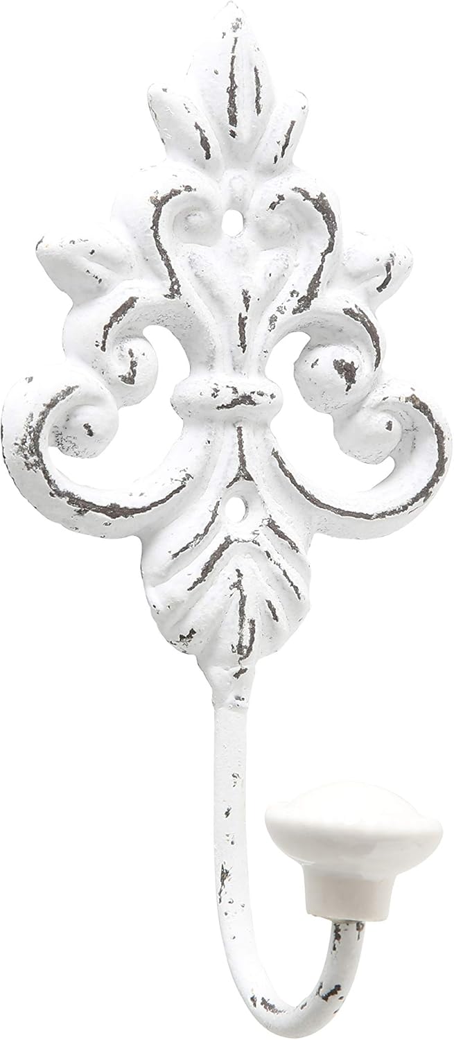 WHW Chateaux Fleur De Lis Wall Hooks Set of 4