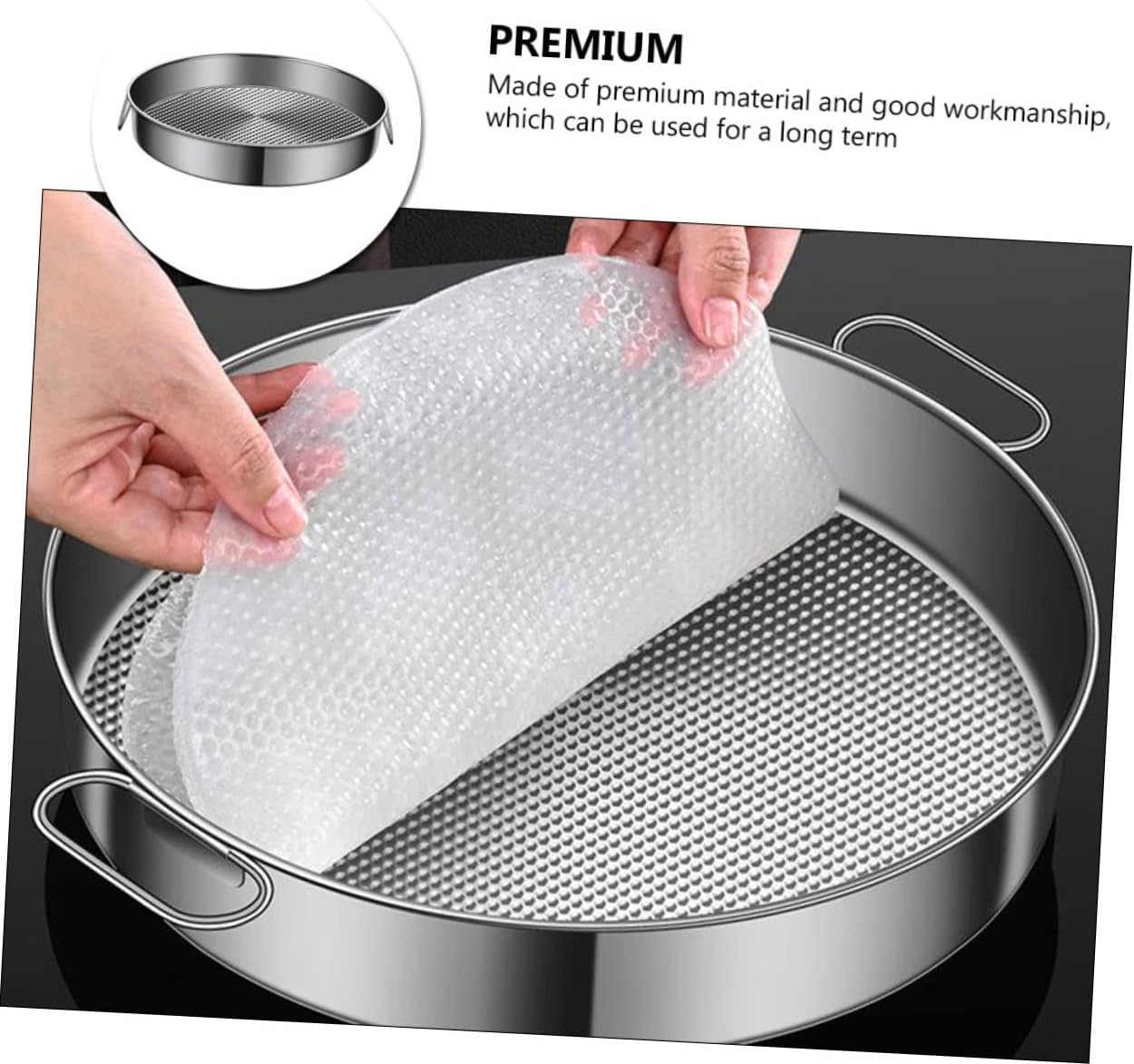 Mikinona Stackable Stainless Steel Steamer with Pressure for Canning