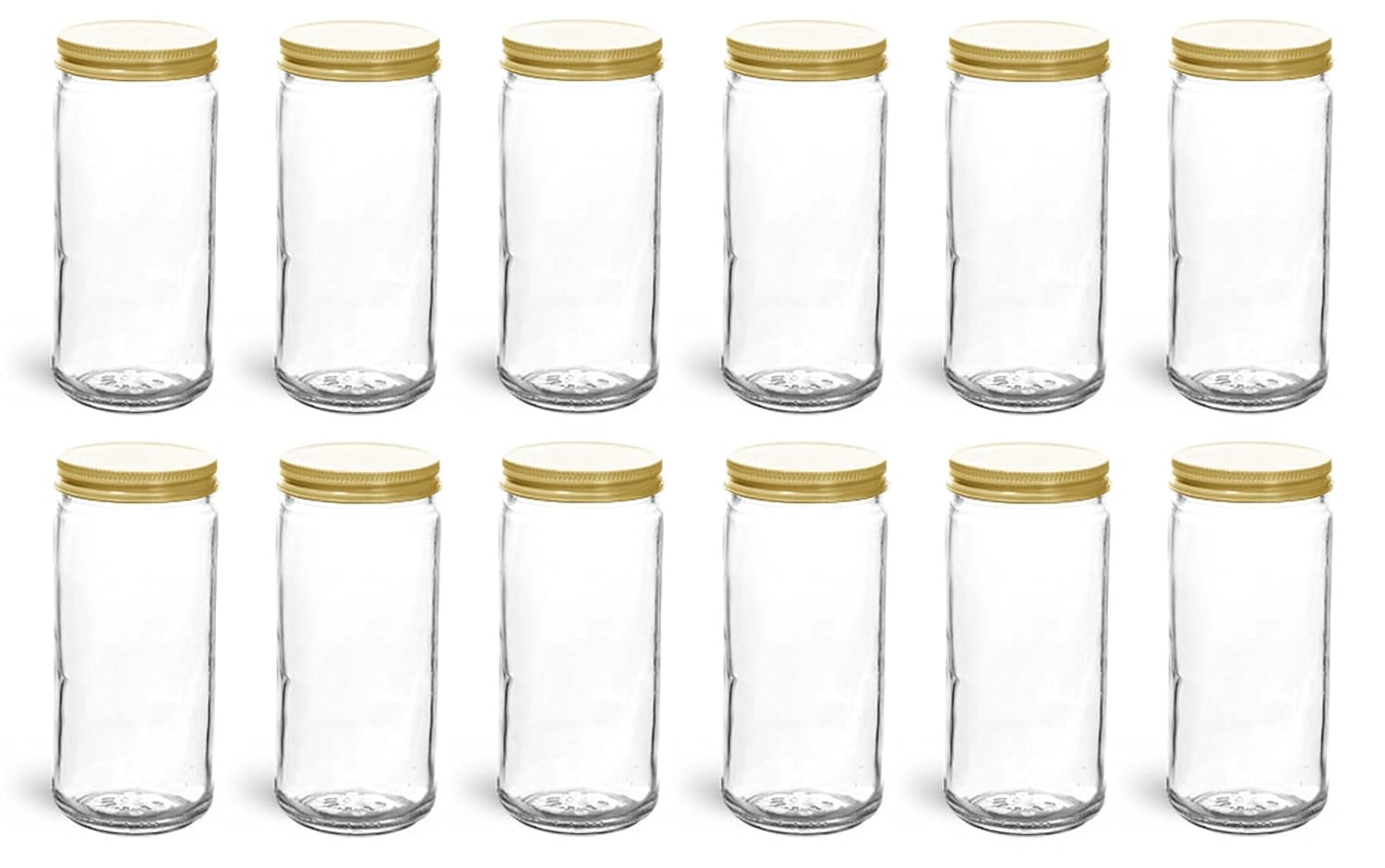 North Mountain Supply 8 Ounce Canning Jars Case of 12