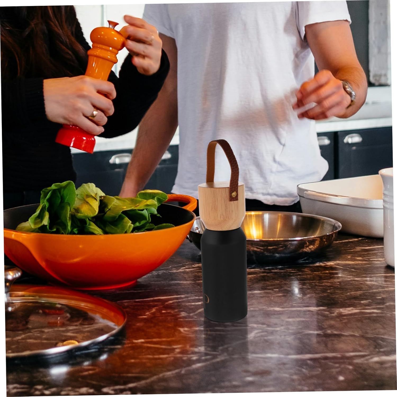 Zerodeko Natural Wood Pepper Grinder