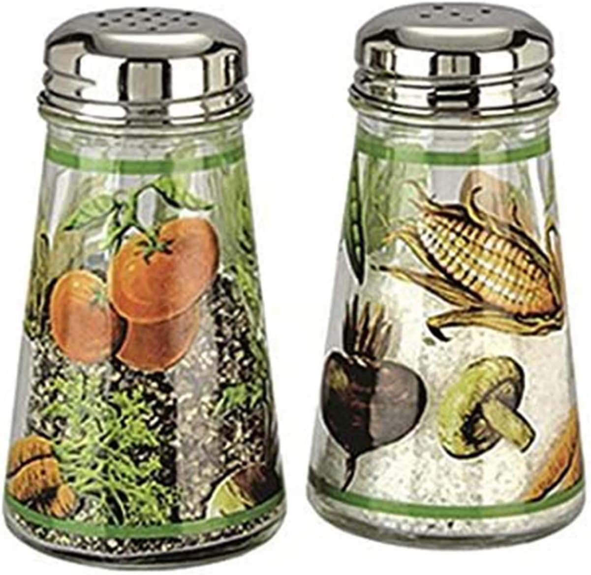 Grant Howard Veggie Design Salt Pepper Shakers Set