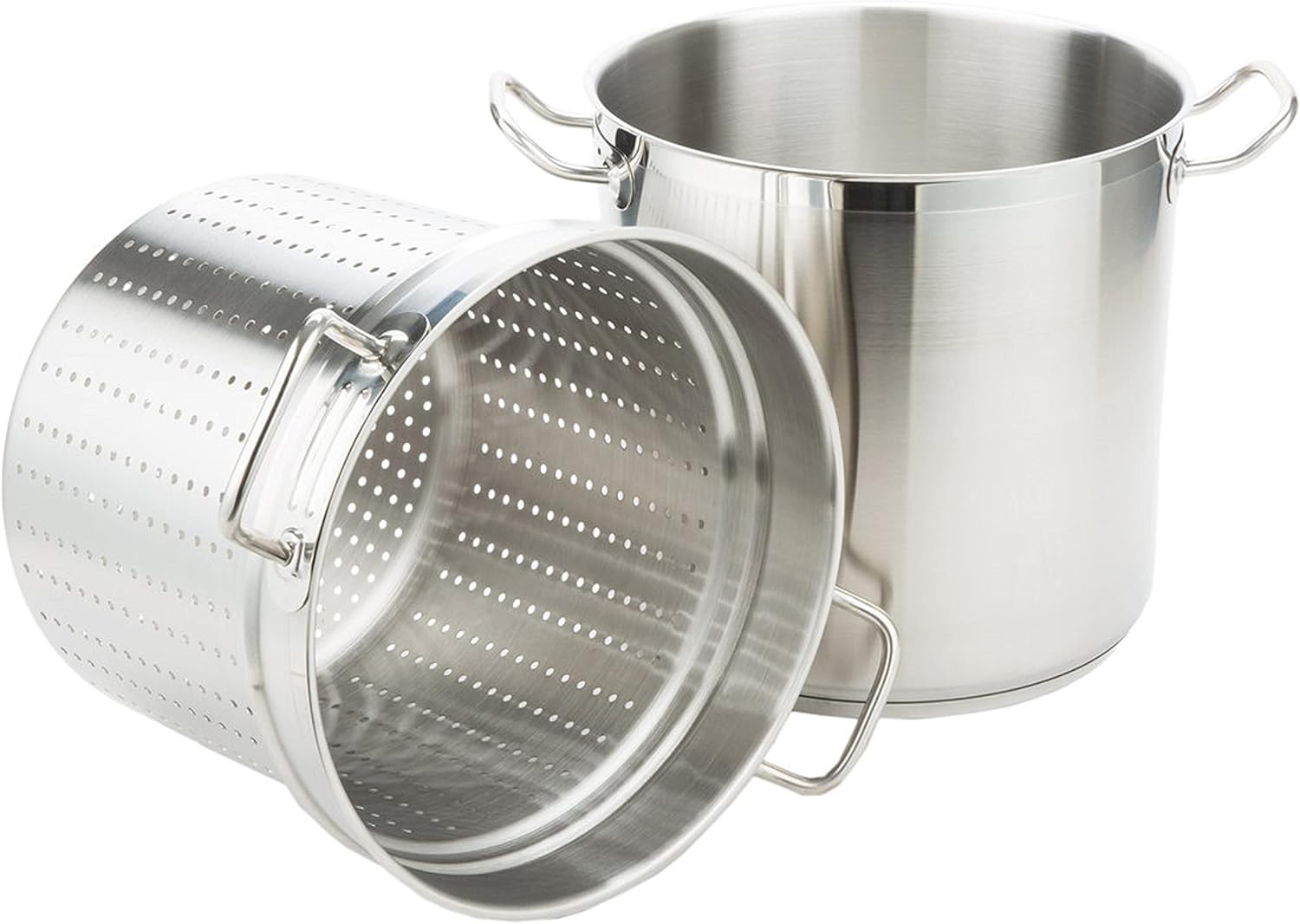 TrueCraftware 20 Qt Aluminum Pasta Cooker 3-Piece Set