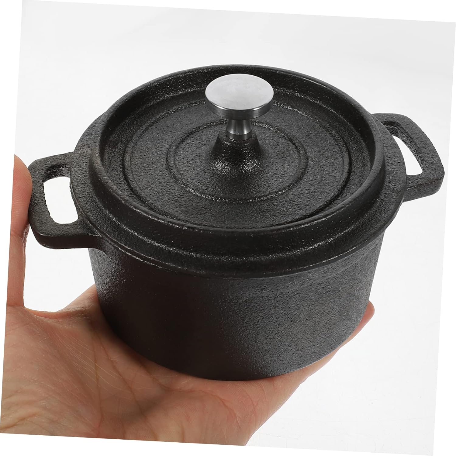 BRIGHTFUFU Dual Handle Stockpot with Lid and Steamer Function