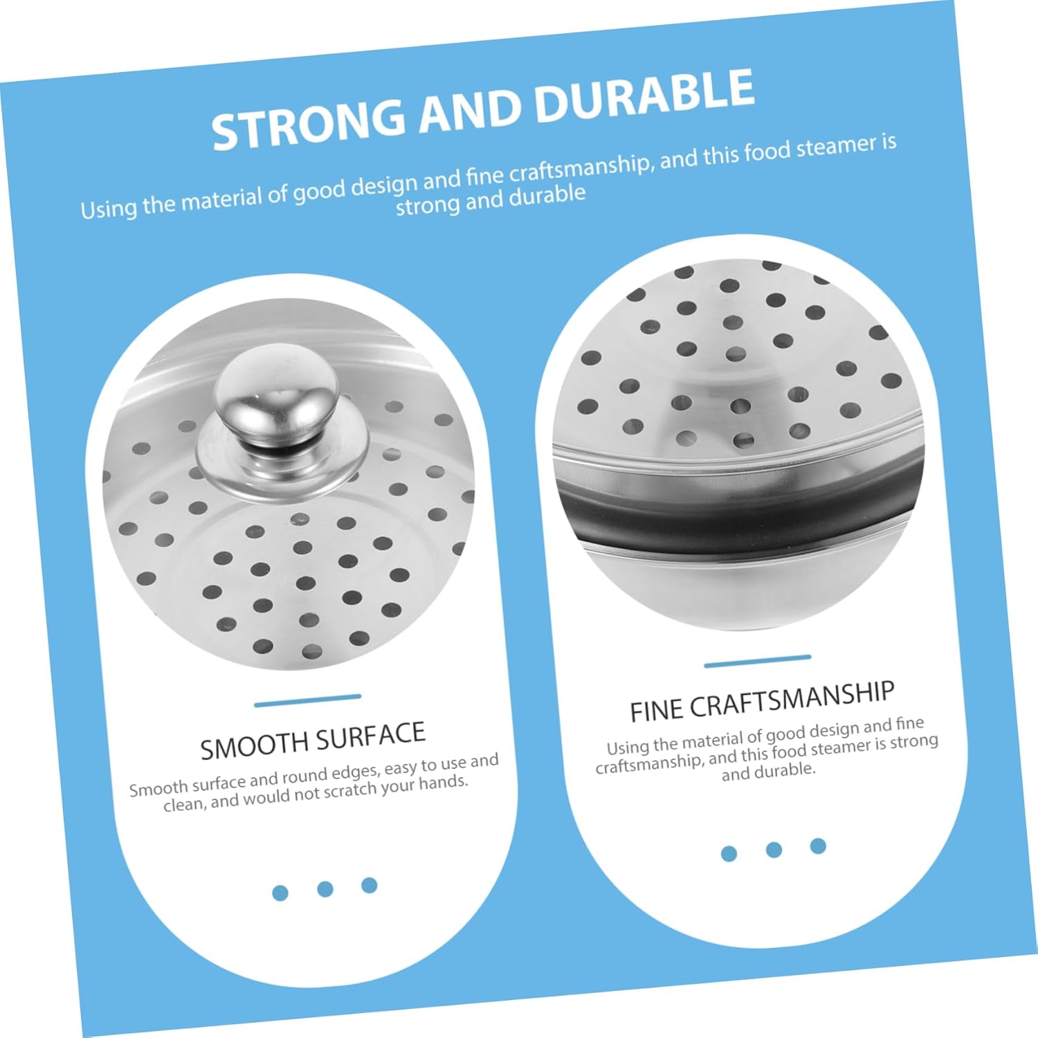 HOLIDYOYO 2 Tier Steamer Pot with Double Layer