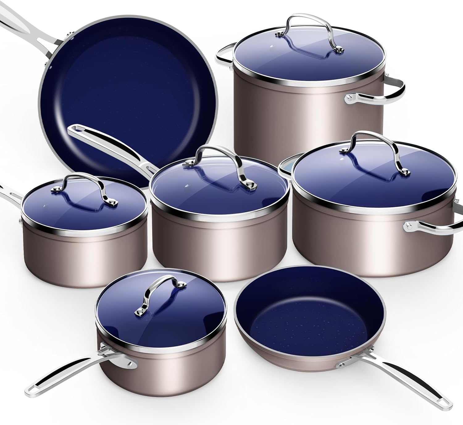 Nuwave 12-Piece Forged Cookware Set with Non-Stick Coating