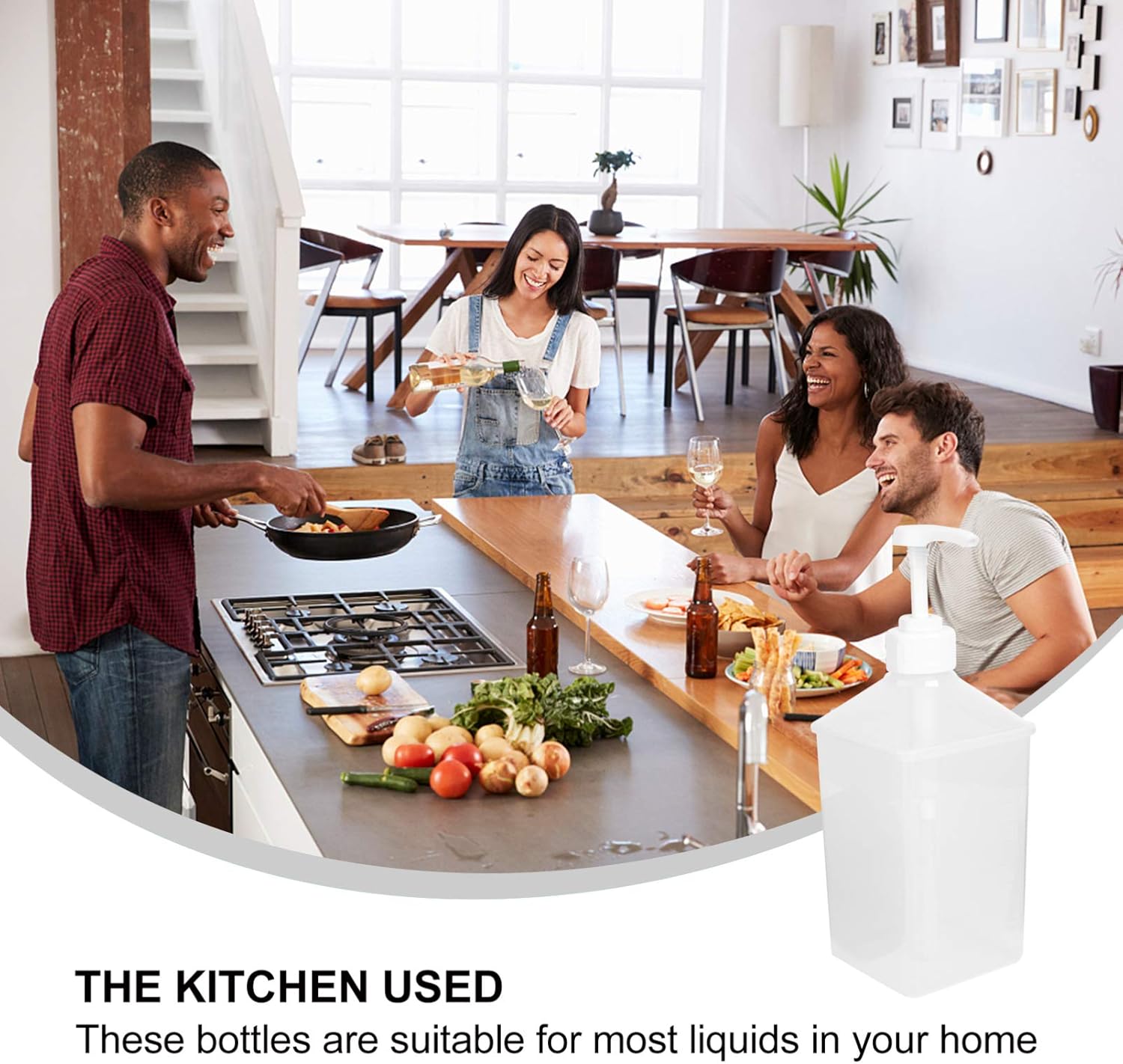 Cabilock 3PCS Plastic Squeeze Condiment Bottles 1