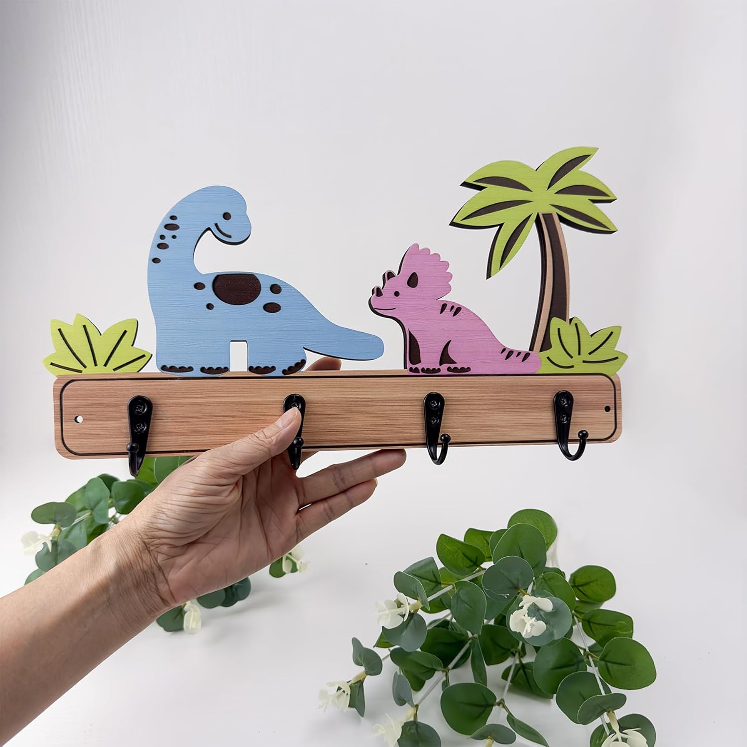 Kids Toddler Animal Coat Rack Wall Mount 137 Inch