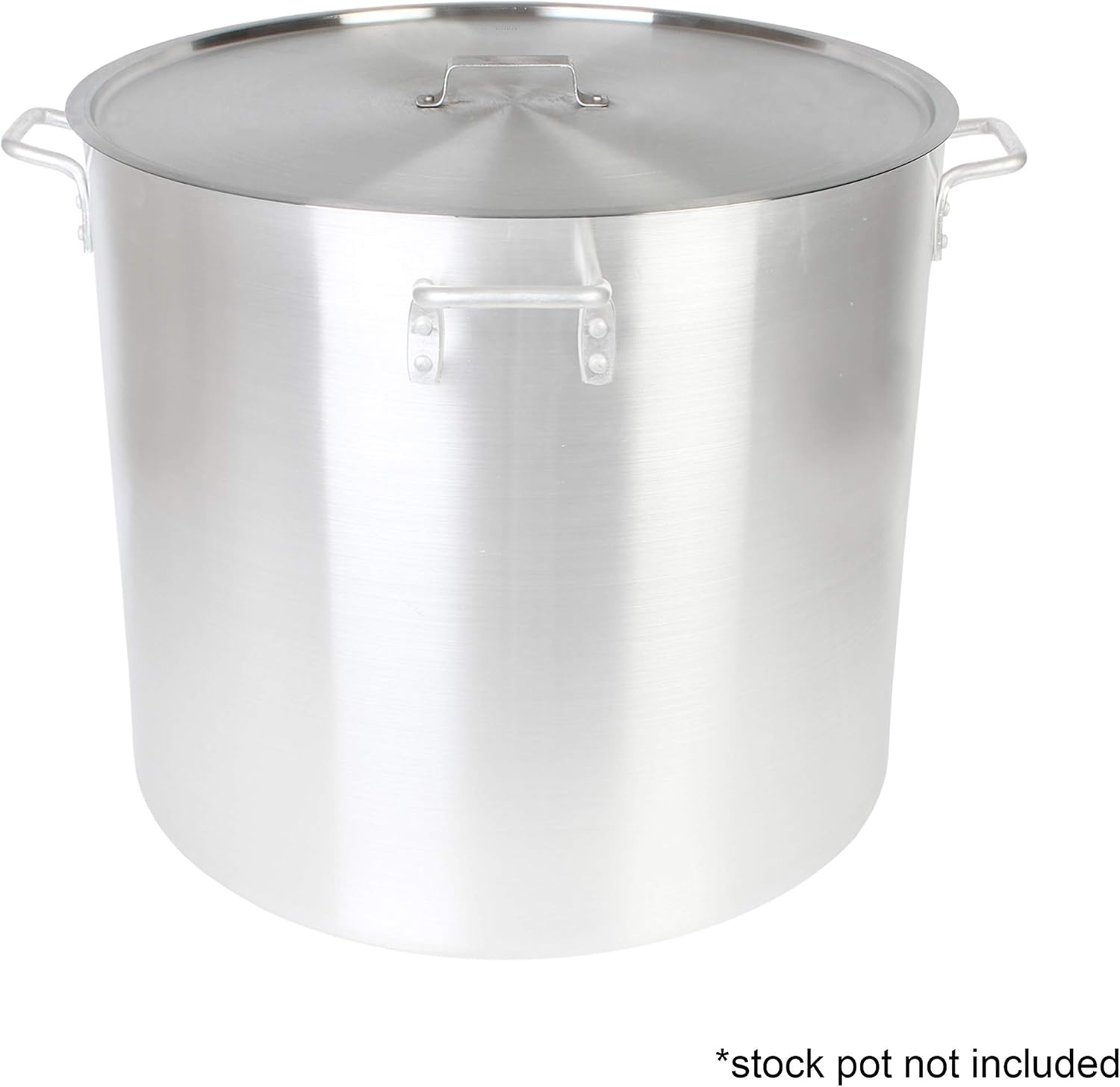 200 Quart Aluminum Stock Pot Lid - Commercial Grade