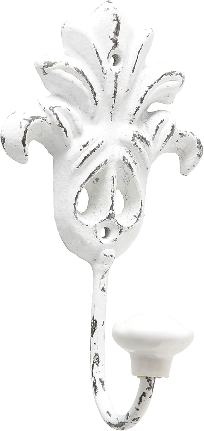 WHW Chateaux Fleur De Lis Wall Hooks Set of 4