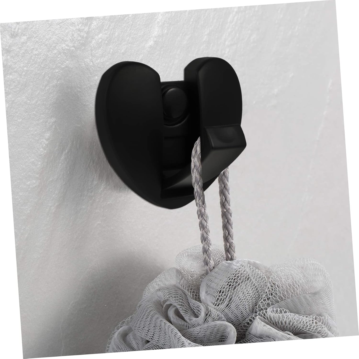 SOLUSTRE Wall Mounted Heart Shaped Foldable Towel Hook