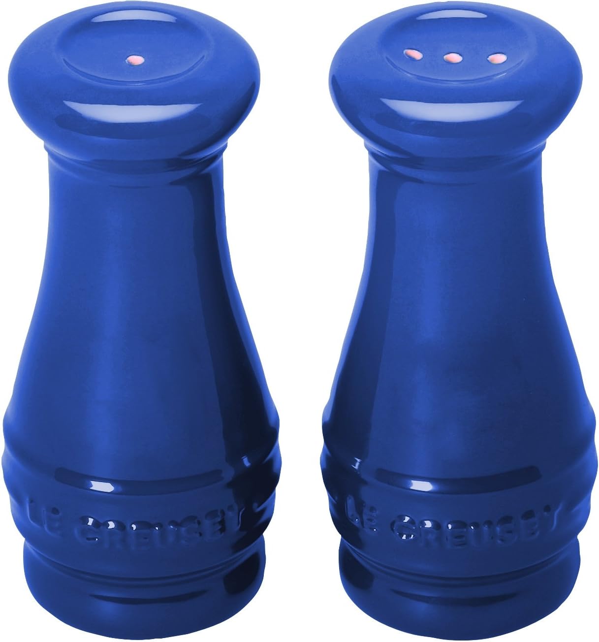 Le Creuset Cobalt Stoneware Salt Pepper Shakers