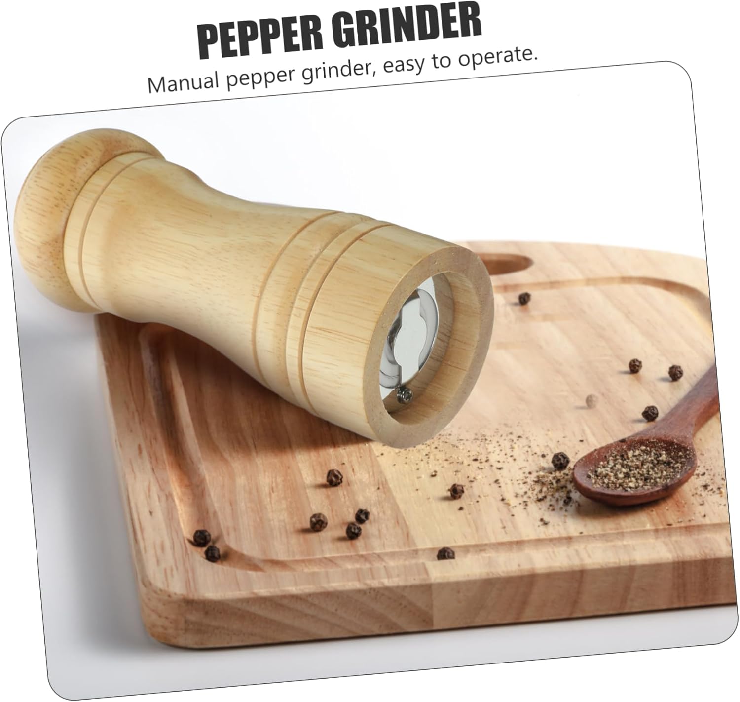 Hoement Pepper Mill and Salt Shaker Set 1