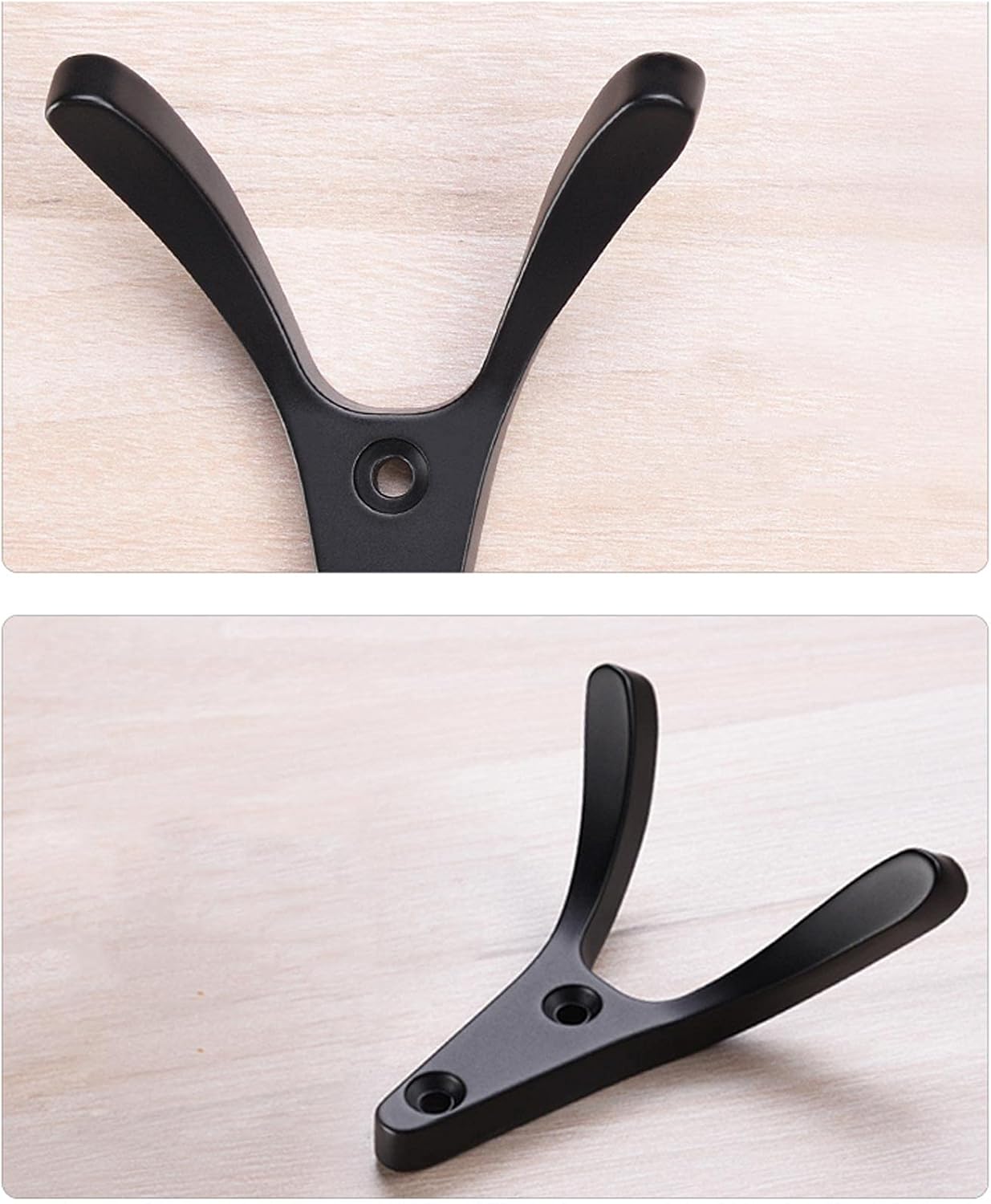 HCANte Wall Mounted Coat Racks 5 Pack Heavy Duty Metal Hooks