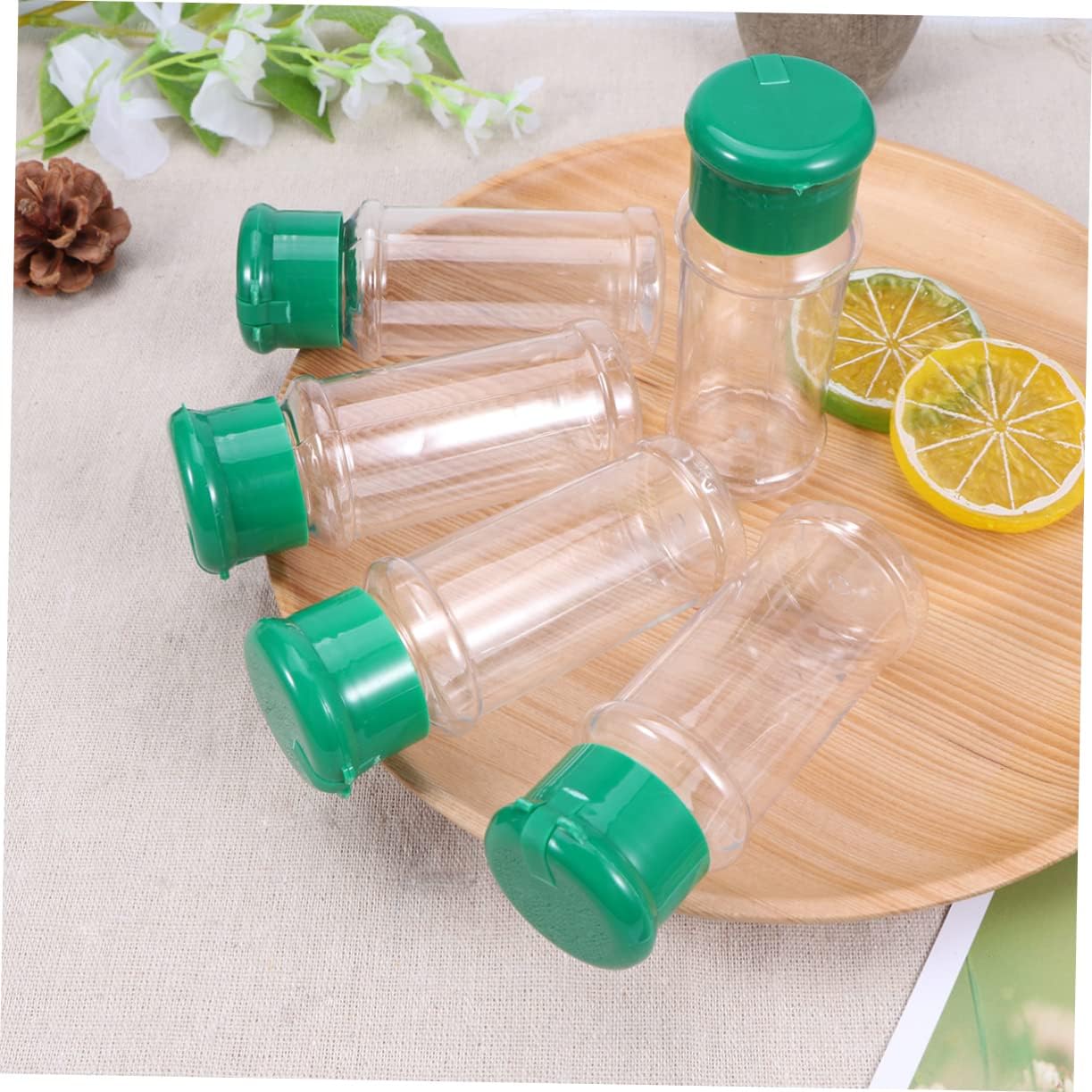 BEBEMOKO 30pcs Salt Pepper Bottles Set