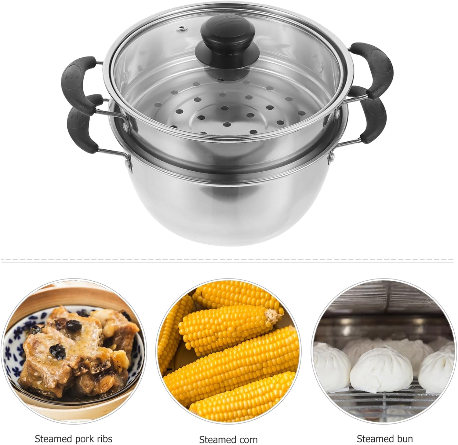 Cabilock Heavy Duty Steamer Pot with Lid