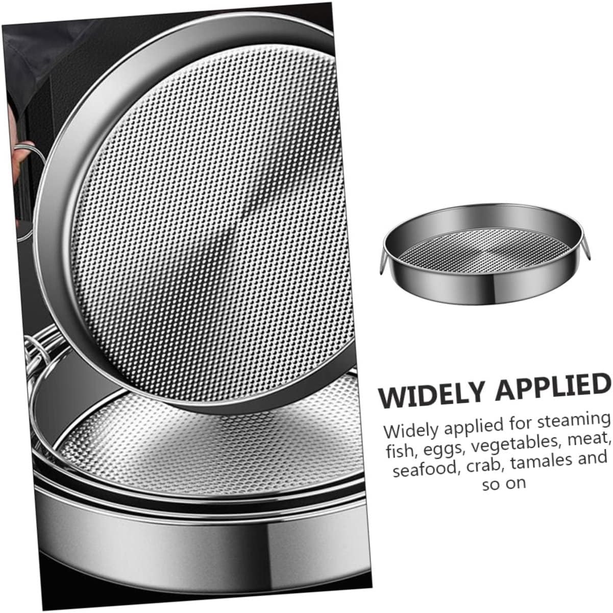 Mikinona Stackable Stainless Steel Steamer with Pressure for Canning