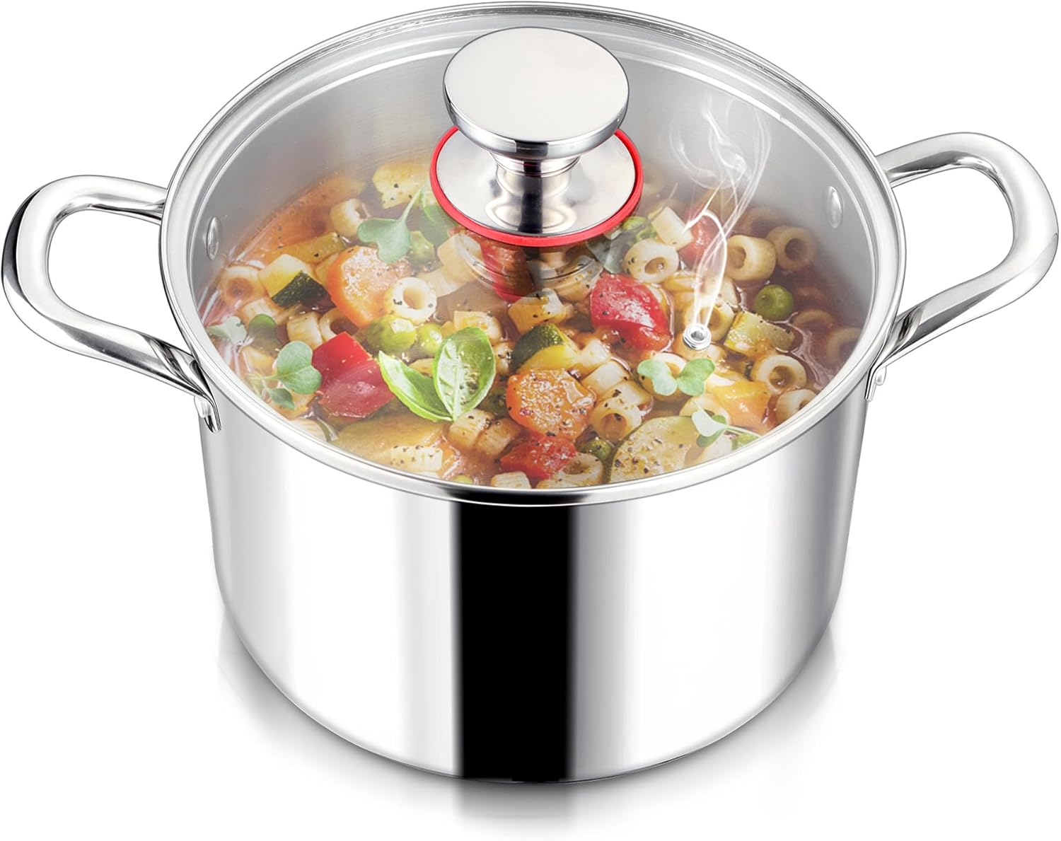 LIANYU 6QT Stainless Steel Stockpot with Lid 1
