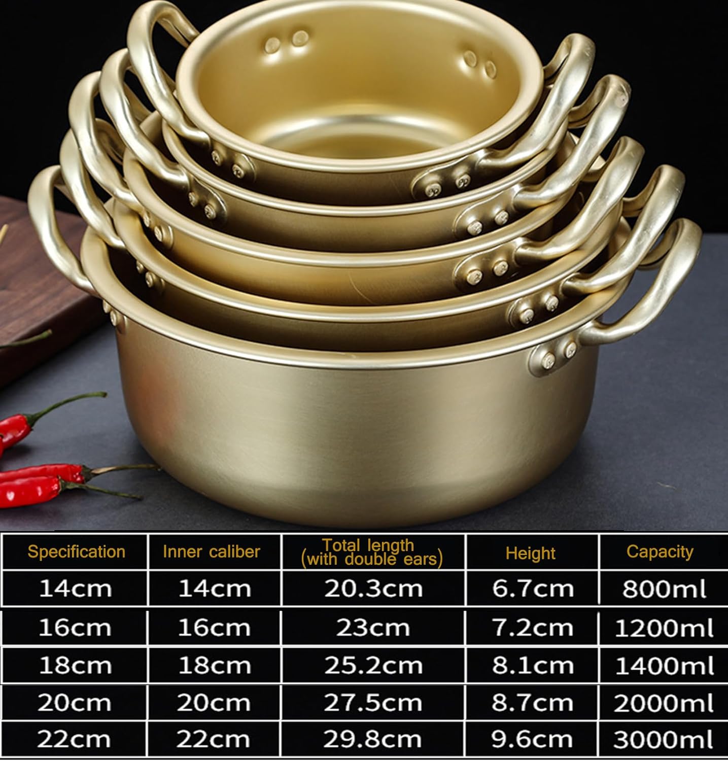 UNbit Korean Traditional Aluminum Ramen Pot - 14cm 1