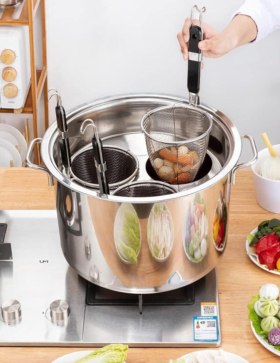 DAOUXIAOSP Pasta Pot Stainless Steel Cooker Set 1