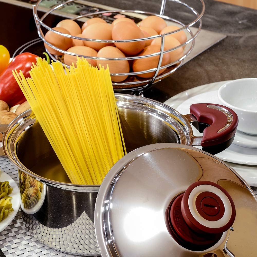 BUFFALO Stainless Steel Stock Pot 10 Inch with Lid