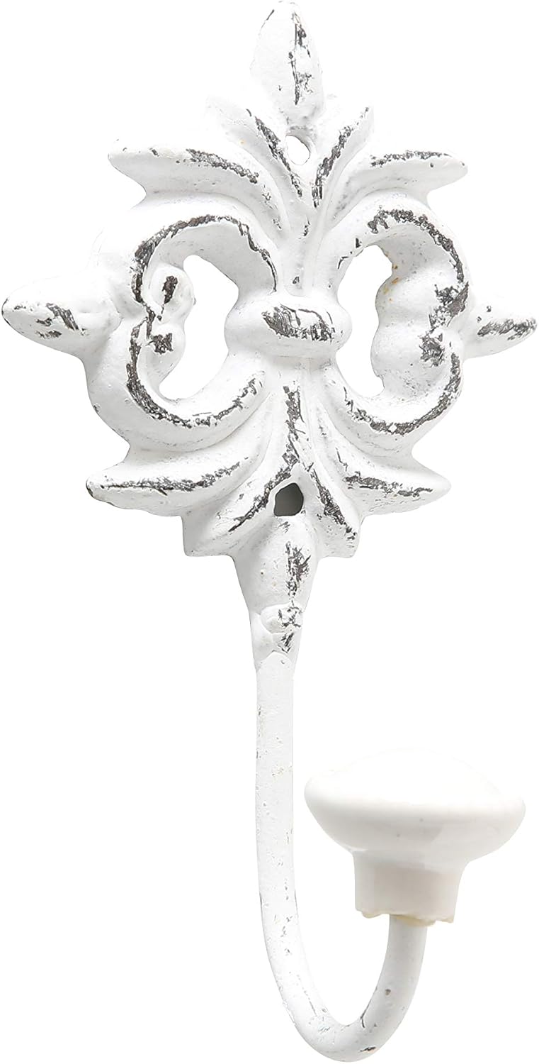 WHW Chateaux Fleur De Lis Wall Hooks Set of 4