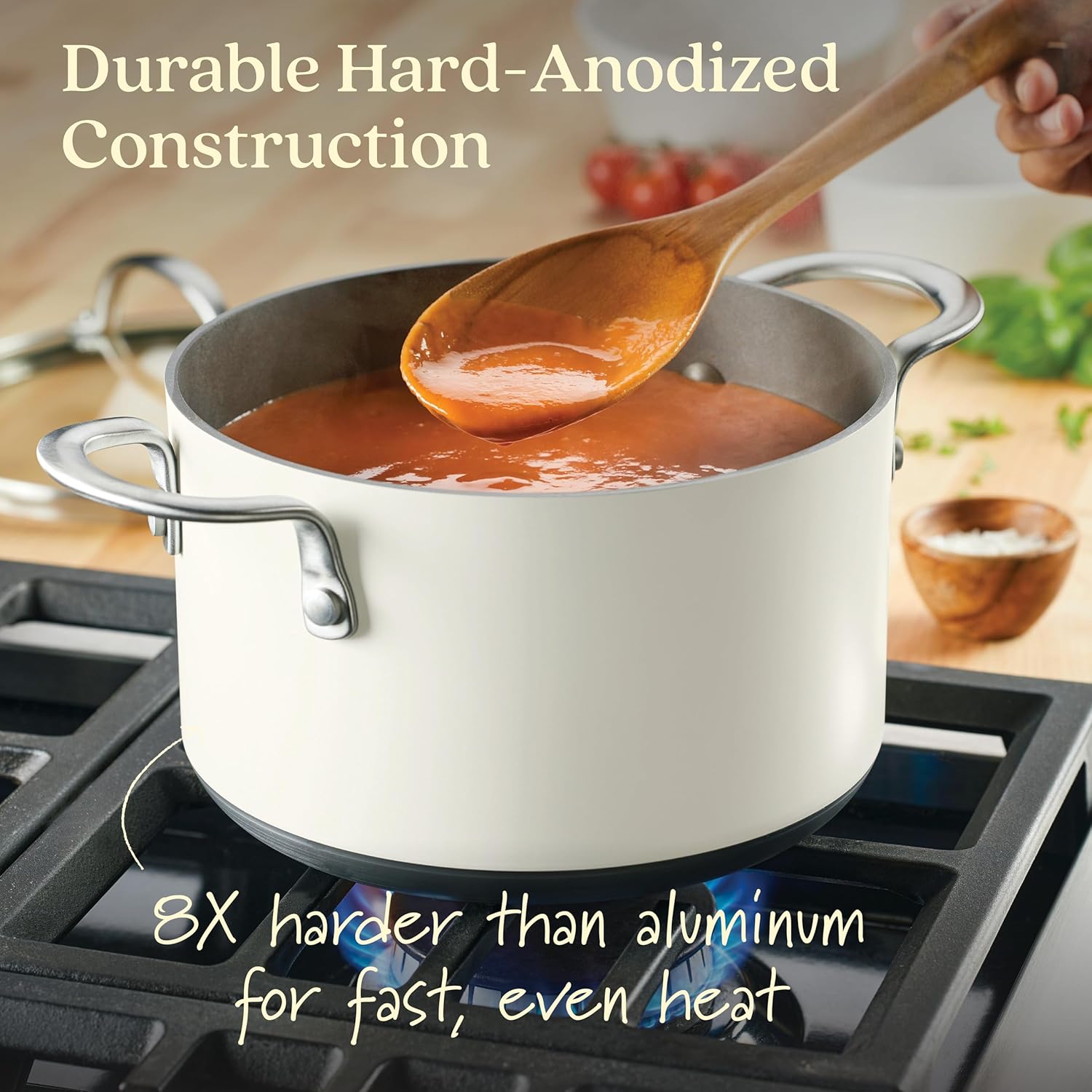 Anolon Achieve 9-Piece Hard Anodized Nonstick Cookware Set
