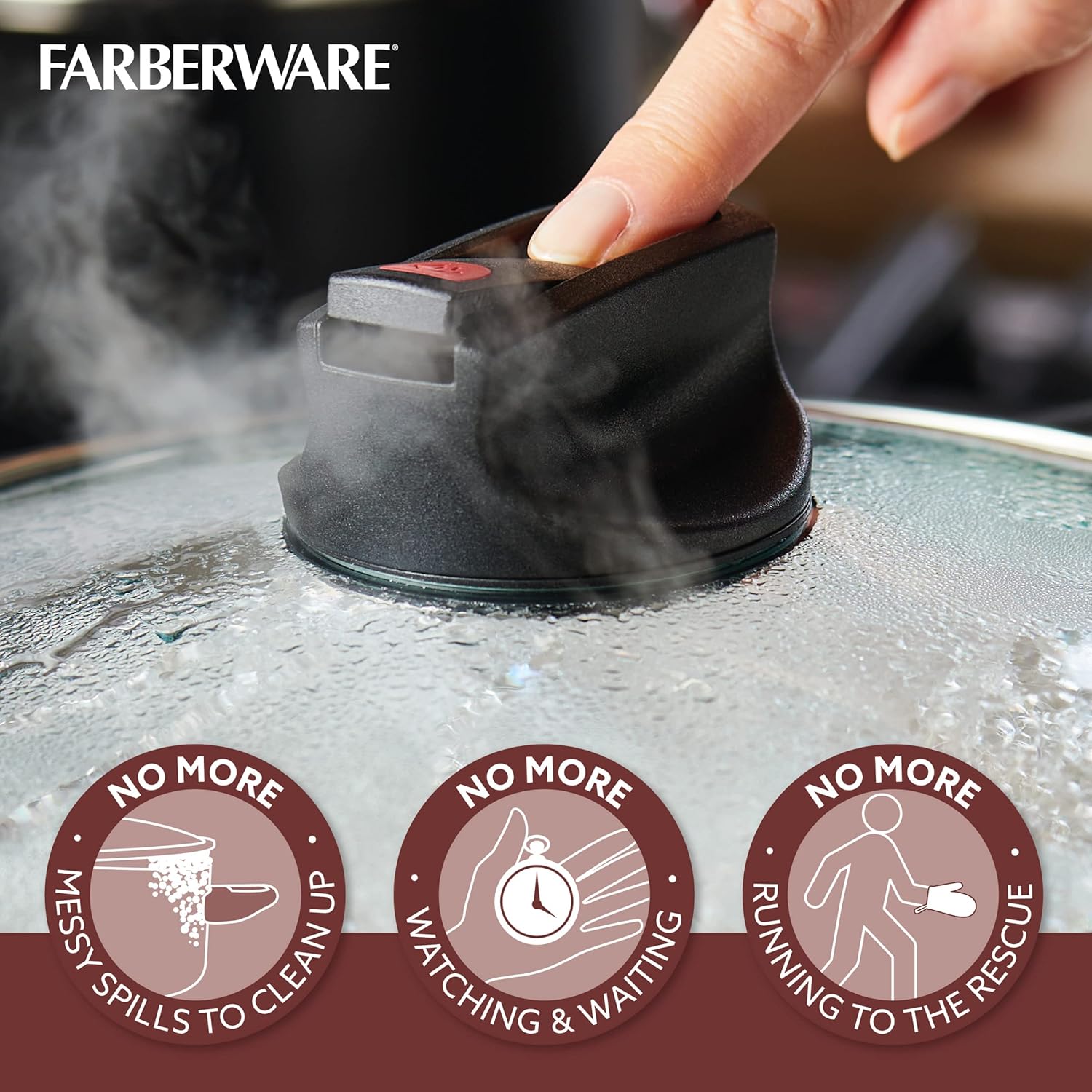 Farberware Smart Control Stockpot Saute Pan 6 Quart Black