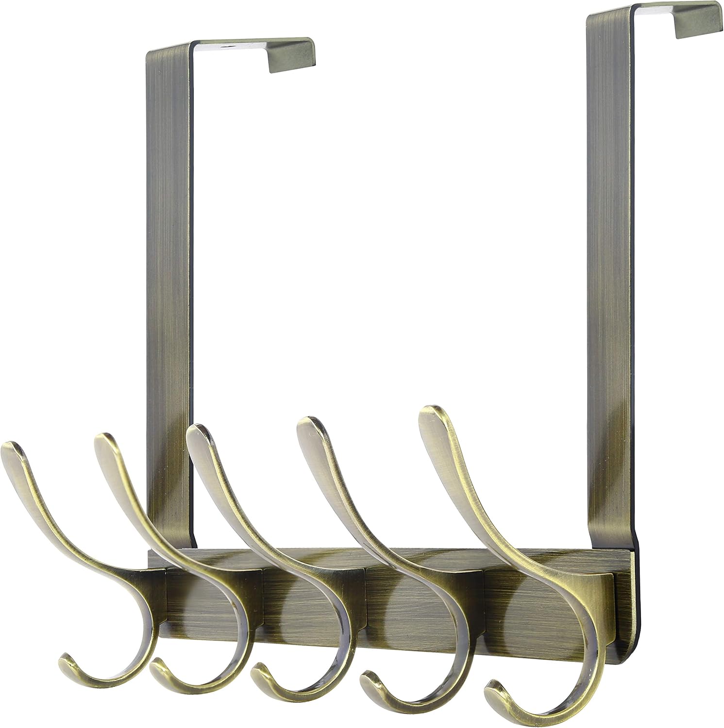 WEBI Bronze Over The Door Hook Rack with 5 Hooks