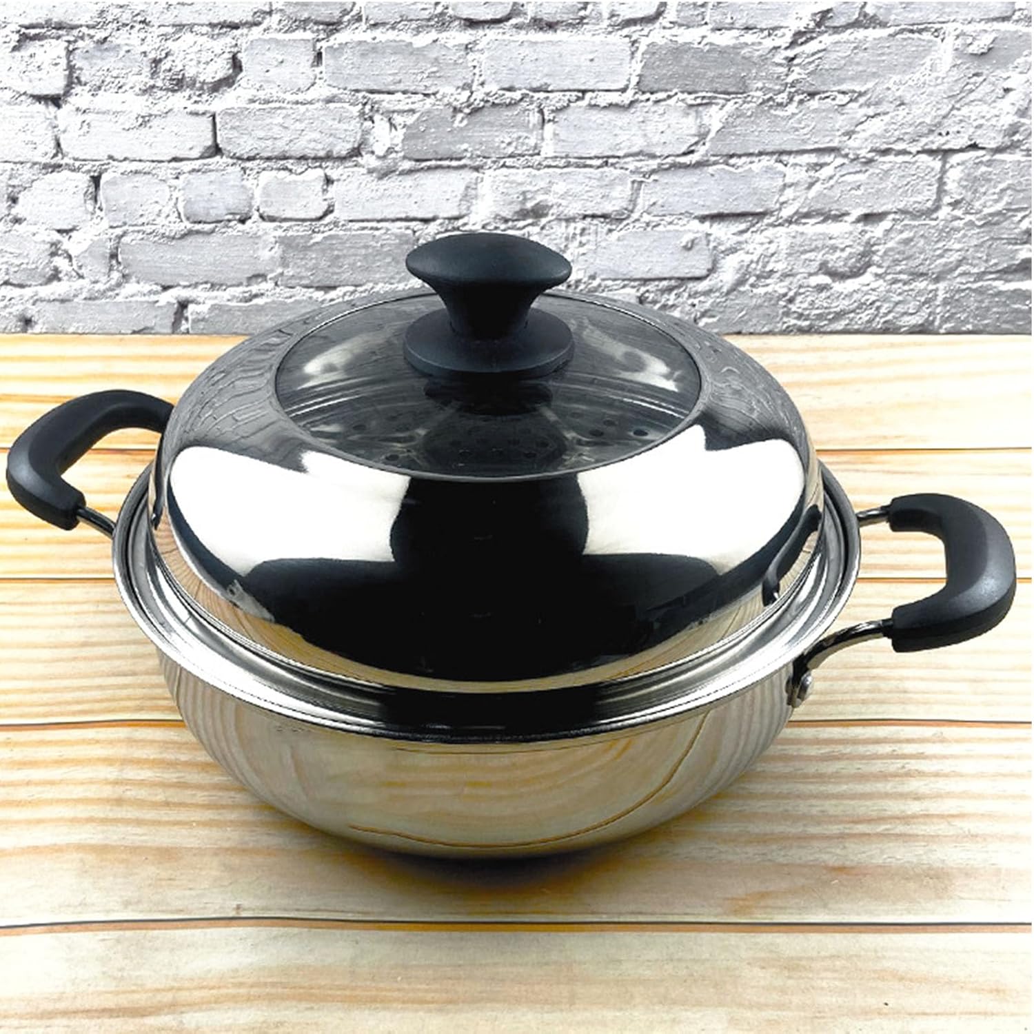 HAOHIZE Stainless Steel Stock Pot with Lid