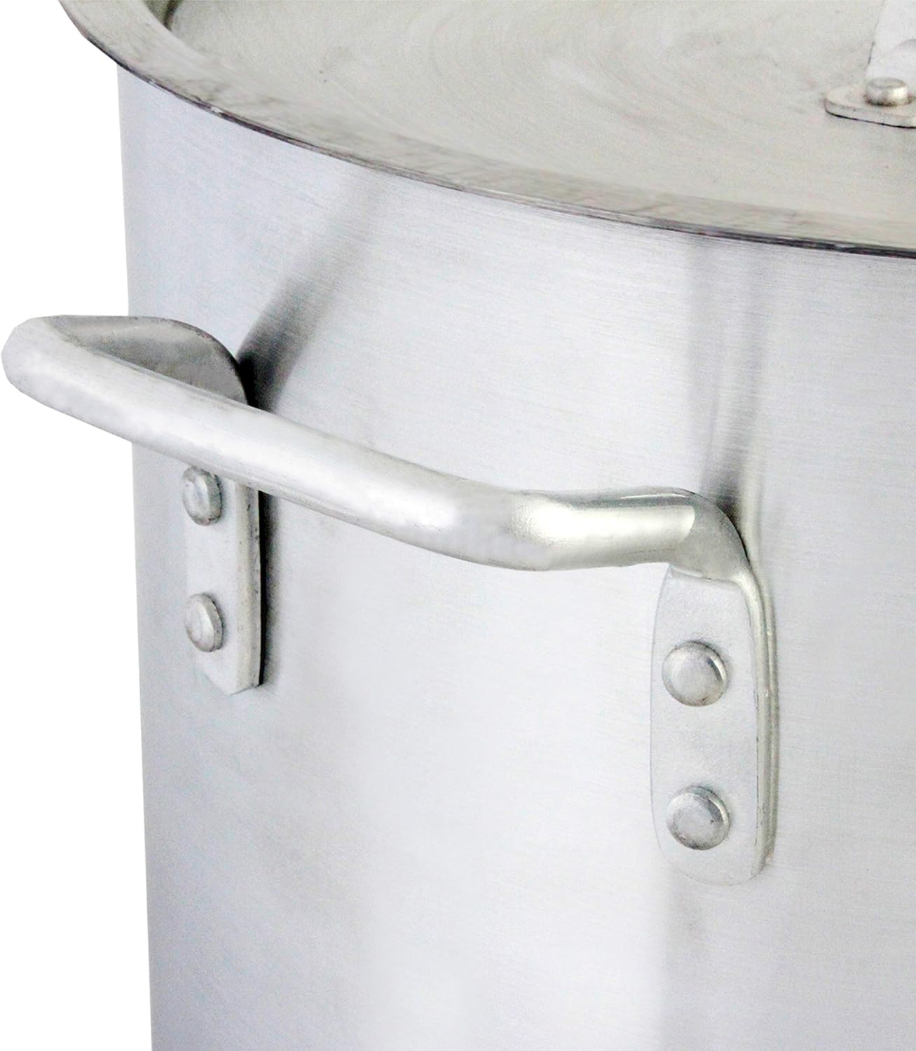 16 Quart Aluminum Stock Pot with Riveted Handles 1