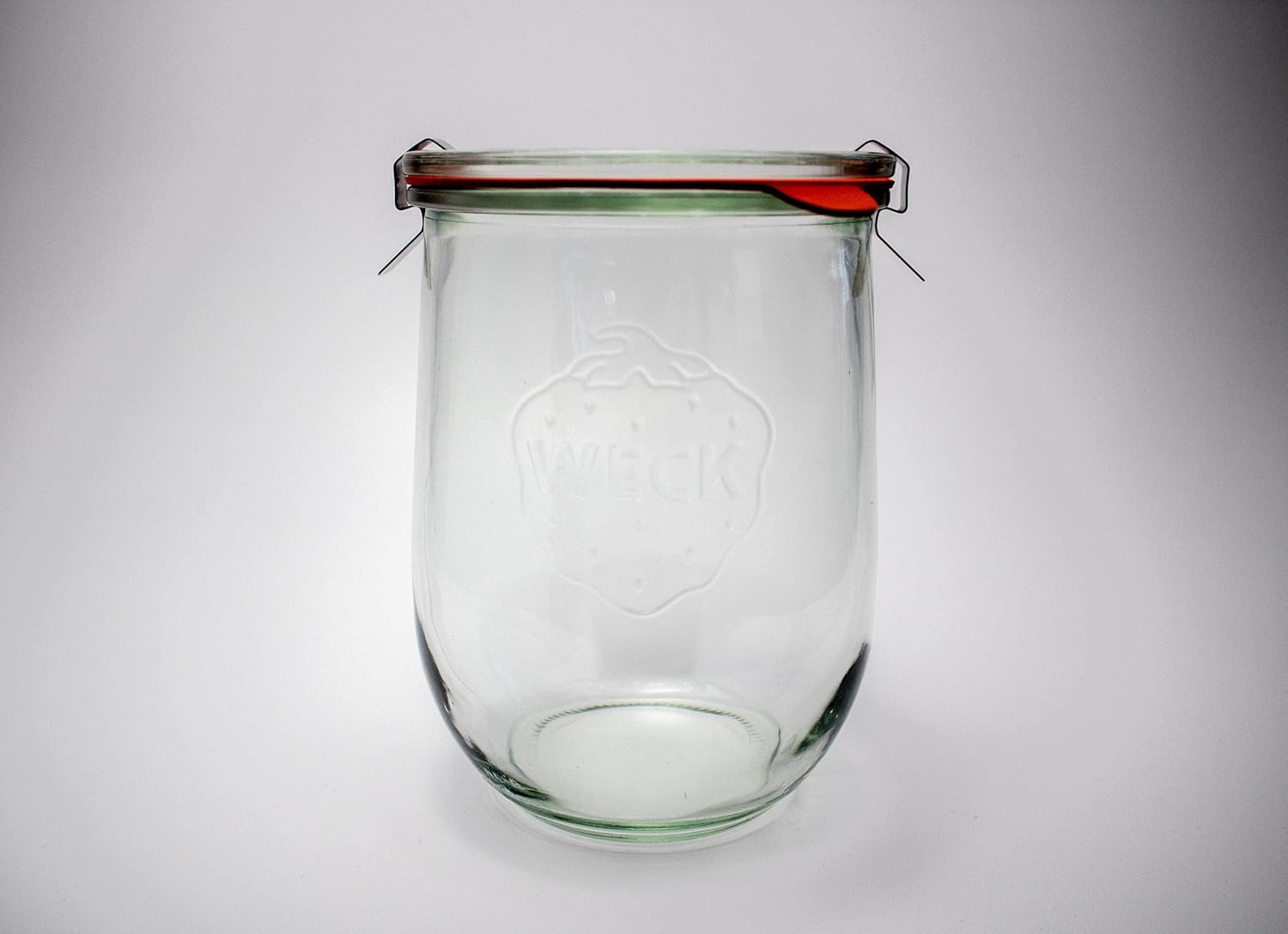 Weck Tulip Jars 1 Liter - 4 Pack Glass Canning Jars with Lid