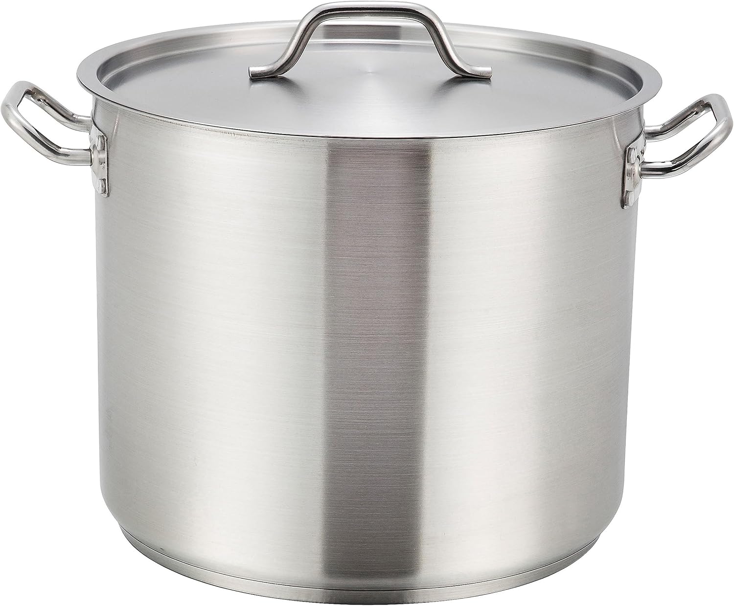 Winco 8 Quart Stainless Steel Stock Pot with Cover