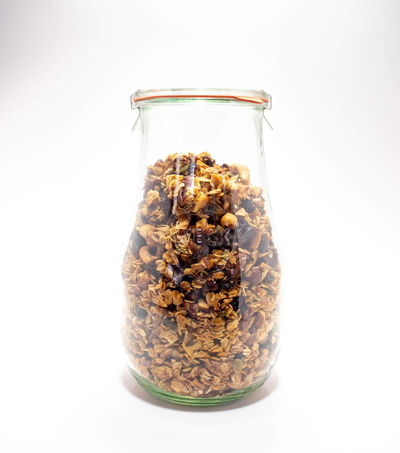 Weck Tulip 25L Sourdough Starter Jar with Glass Lid