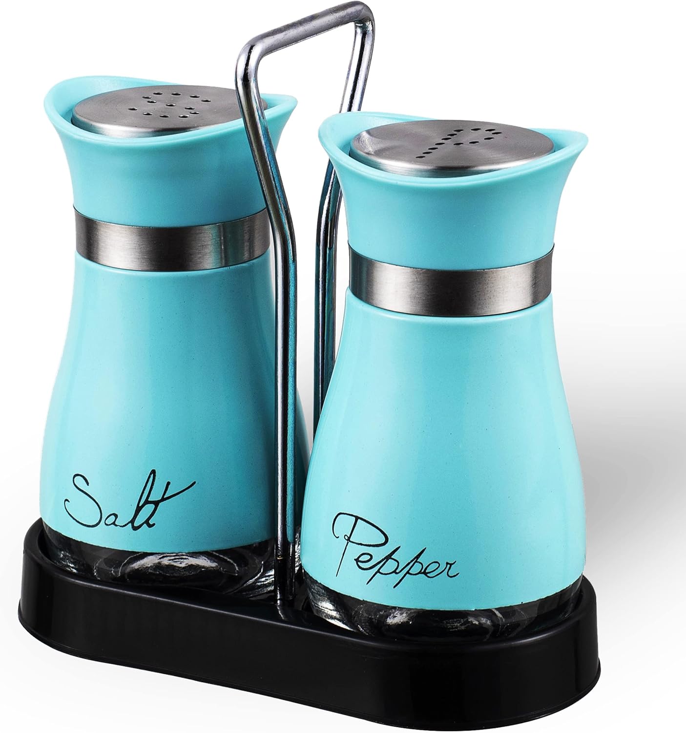 Lonffery Salt Pepper Shakers Set Turquoise