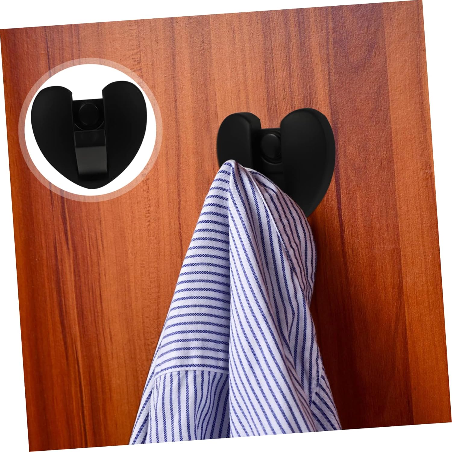 Holibanna Wall Mounted Heart Shaped Towel Hook