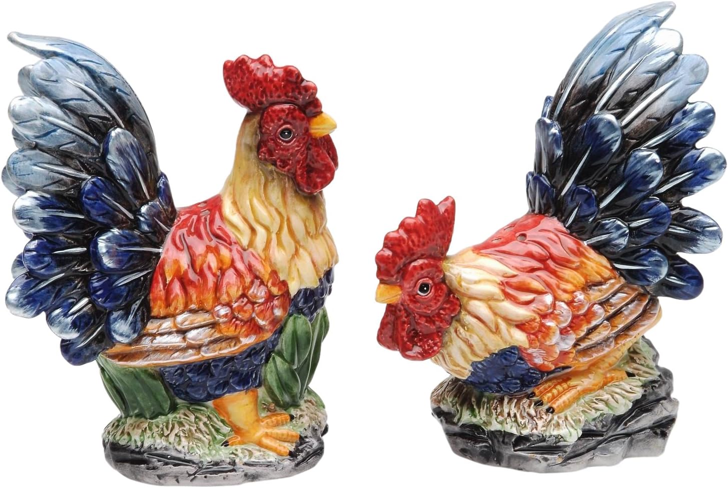 Appletree Design Barn Yard Rooster Salt Pepper Set 1