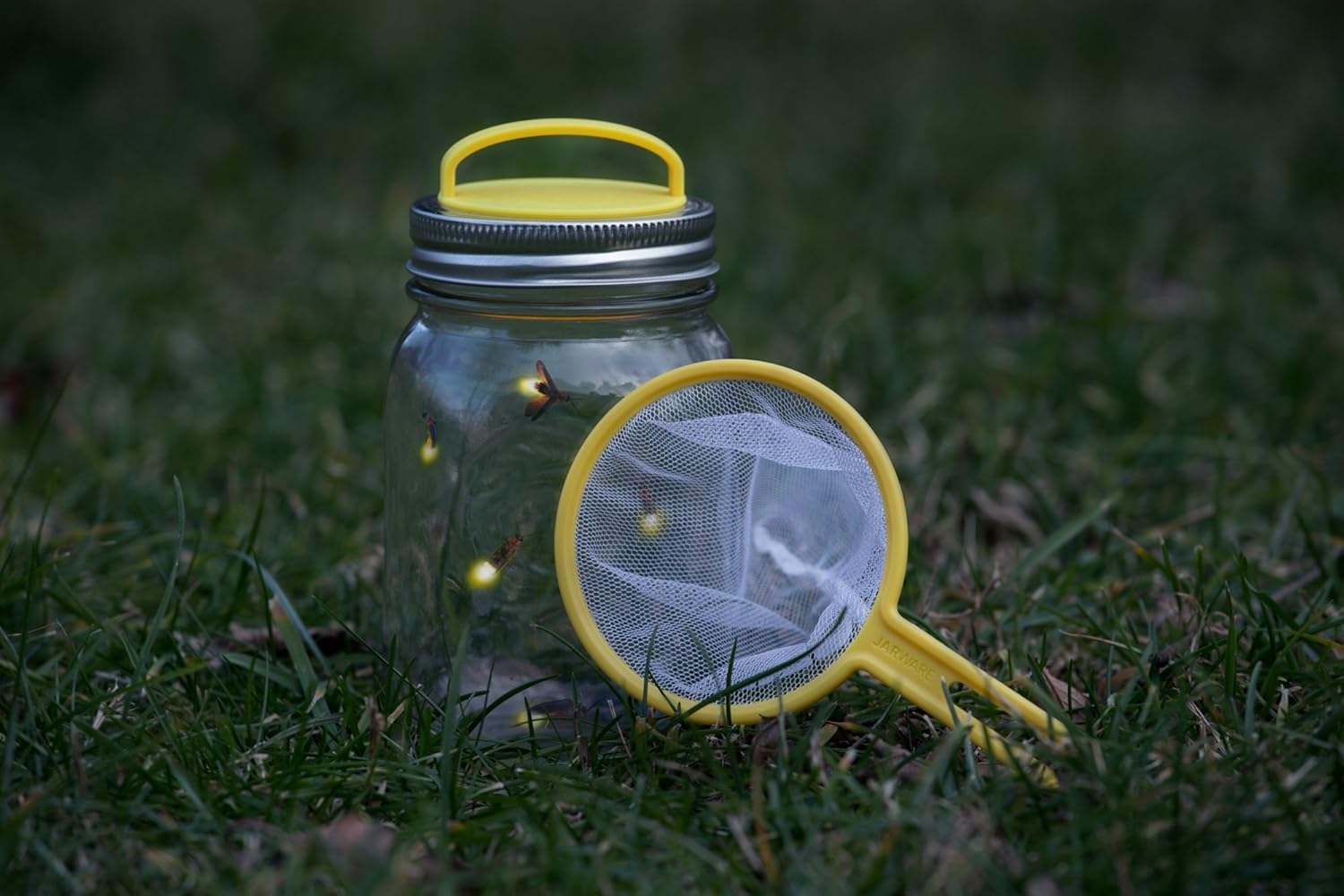 Jarware Firefly Catcher Kit for Mason Jars Yellow 1