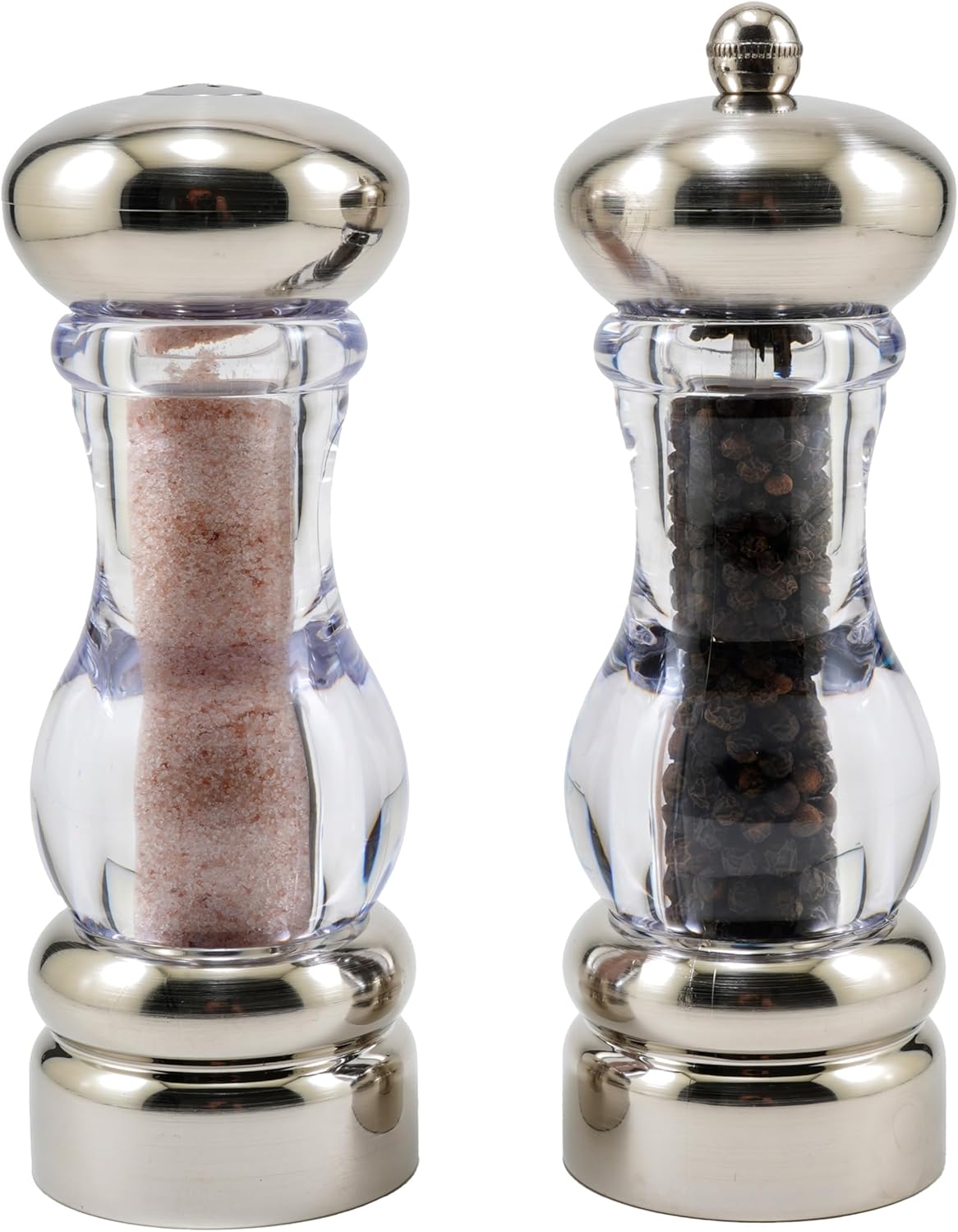 Olde Thompson Del Norte Pink Salt Pepper Mill Set